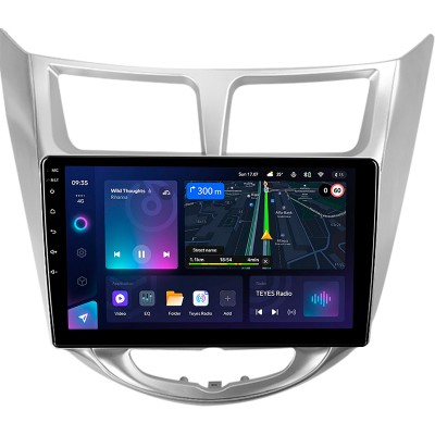 Штатна магнітола Teyes CC3L 4+64 Gb Hyundai Solaris 1 2010-2016 9"