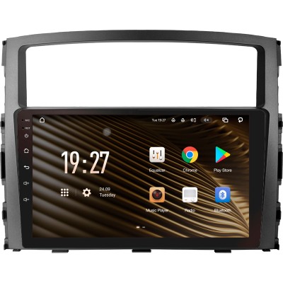 Штатна магнітола SIGMA S9432 ANDROID 10 4+32 Gb 4G DSP Mitsubishi Pajero 4 V80 V90 2006-2024 9"