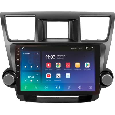 Штатна магнітола SIGMA PRO 10432 ANDROID 10 4+32 Gb 4G DSP Toyota Highlander 2 XU40 2007-2013 (F1) 10"