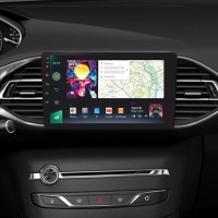 Штатна магнітола SIGMA PRO 9464 ANDROID 10 4+64 Gb 4G DSP Peugeot 308 T9 308S 2013-2017 9"