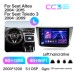 Штатна магнітола Teyes CC3 6+128 Gb з коловим оглядом 360° Seat Altea 5P (Left hand drive) 2004-2015 9" 2k
