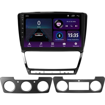 Штатна магнітола SIGMA E10232 ANDROID 10 2+32 Gb Skoda Octavia 2 A5 2008-2013 10" black