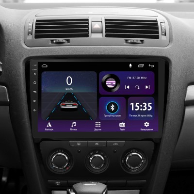 Штатна магнітола SIGMA E10232 ANDROID 10 2+32 Gb Skoda Octavia 2 A5 2008-2013 10" black