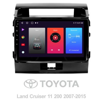 Штатна магнітола SIGMA F10216 ANDROID 10 2+32 Gb Toyota Land Cruiser 11 200 (F1) 2007-2015 10"