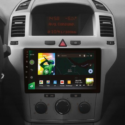 Штатна магнітола SIGMA X9464 ANDROID 10 4+64 Gb 4G DSP Opel Zafira B 2005-2014 For Opel Astra H (F2) 2004-2014 9"
