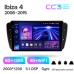 Штатна магнітола Teyes CC3 6+128 Gb з коловим оглядом 360° Seat Ibiza 6J 2008-2015 9" 2k