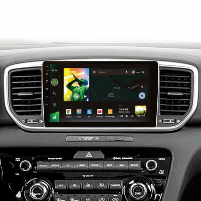 Штатна магнітола SIGMA X9464 ANDROID 10 4+64 Gb 4G DSP Kia Sportage 4 QL 2018-2022 (A) 9"