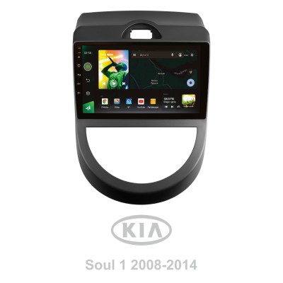 Штатна магнітола SIGMA X9464 ANDROID 10 4+64 Gb 4G DSP Kia Soul 1 2008 - 2014 9"