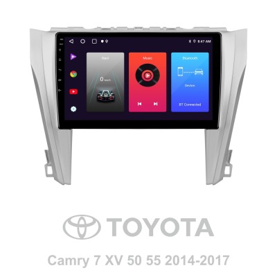 Штатна магнітола SIGMA F10216 ANDROID 10 2+32 Gb Toyota Camry 7 XV 50 55 2014-2017 (A) 10"