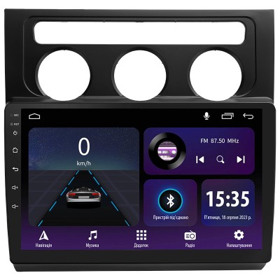 Штатна магнітола SIGMA E10232 ANDROID 10 2+32 Gb Volkswagen Touran 1 2003-2010 (F2) 10"