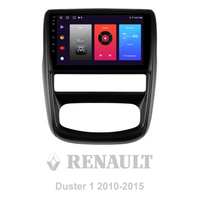 Штатна магнітола SIGMA F9216 ANDROID 10 2+32 Gb Renault Duster 1 2010-2015 For Nissan terrano 3 2014-2022 9"
