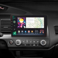 Штатна магнітола SIGMA PRO 10464 ANDROID 10 4+64 Gb 4G DSP Honda Civic 8 FK FN FD 2005-2012 10"