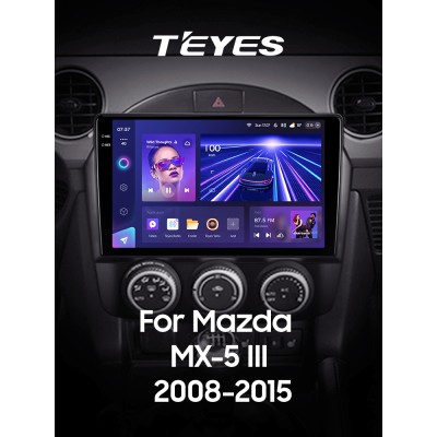 Штатна магнітола Teyes CC3 4+32 Gb Mazda MX-5 III 3 NC 2008-2015 9" 2k