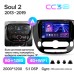 Штатна магнітола Teyes CC3 6+128 Gb з коловим оглядом 360° Kia Soul 2 PS 2013-2019 (A) 9" 2k