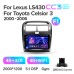Штатна магнітола Teyes CC3 4+32 Gb Lexus LS430 XF30 LS 430 For Toyota Celsior XF30 (F1) 2000-2006 9" 2k (L3)