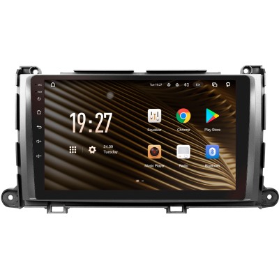 Штатна магнітола SIGMA S9432 ANDROID 10 4+32 Gb 4G DSP Toyota Sienna 3 XL30 2010 - 2014 9"
