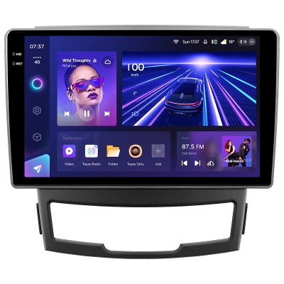 Штатна магнітола Teyes CC3 4+32 Gb SsangYong Korando 3 Actyon 2 2010-2013 9" 2k