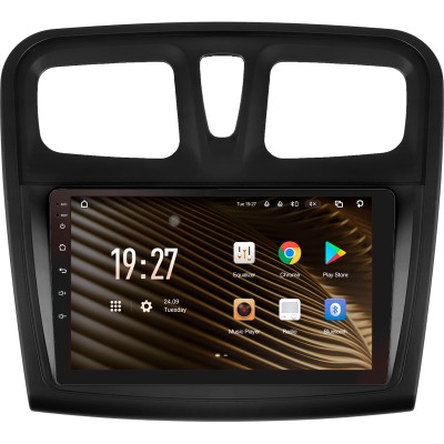 Штатна магнітола SIGMA S9432 ANDROID 10 4+32 Gb 4G DSP Renault Logan 2 2012-2022 Sandero 2 2013-2022 (F1) (B) 9" (L1)