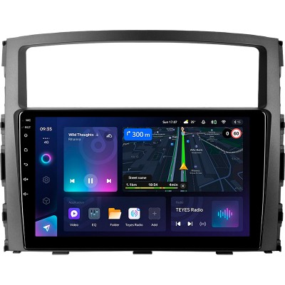 Штатна магнітола Teyes CC3L 4+64 Gb Mitsubishi Pajero 4 V80 V90 2006-2024 9"