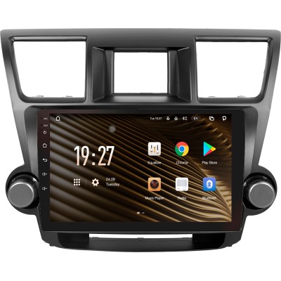 Штатна магнітола SIGMA S10432 ANDROID 10 4+32 Gb 4G DSP Toyota Highlander 2 XU40 2007-2013 (F1) 10"