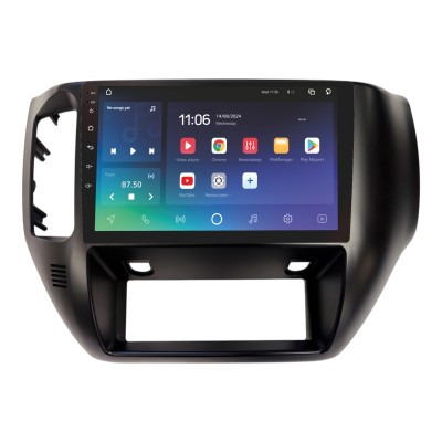Штатна магнітола SIGMA PRO 9432 ANDROID 10 4+32 Gb 4G DSP Nissan PATROL Y61 2004-2012 LHD Black 9"