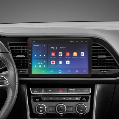 Штатна магнітола SIGMA PRO 9432 ANDROID 10 4+32 Gb 4G DSP Seat Leon 3 2012-2020 (F3) 9"