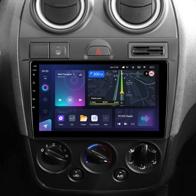 Штатна магнітола Teyes CC3L 4+64 Gb Ford Fiesta Mk VI 5 Mk5 2002 - 2008 9"