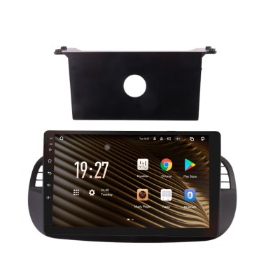 Штатна магнітола SIGMA S9432 ANDROID 10 4+32 Gb 4G DSP Fiat 500 2007-2015 Black 9"