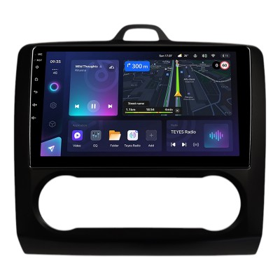 Штатна магнітола Teyes CC3L 4+64 Gb Ford FOCUS 2004-2014 AT AC Black 9"