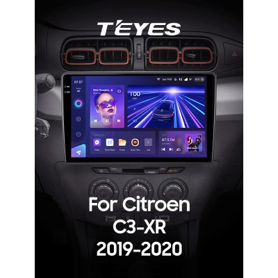 Штатна магнітола Teyes CC3 6+128 Gb з коловим оглядом 360° Citroen C3-XR (F1) 2019-2020 10" 2k