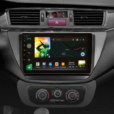 Штатна магнітола SIGMA X9464 ANDROID 10 4+64 Gb 4G DSP Mitsubishi Lancer 9 CS 2000-2010 9"