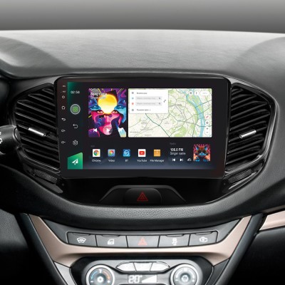 Штатна магнітола SIGMA PRO 9464 ANDROID 10 4+64 Gb 4G DSP LADA Vesta Cross Sport (F1) 2015-2022 9"