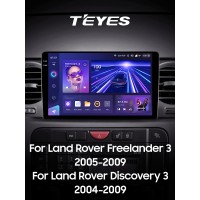 Штатна магнітола Teyes CC3 6+128 Gb з коловим оглядом 360° Land Rover Freelander 3 2005-2009 Discovery 3 2004-2009 9" 2k (L3)