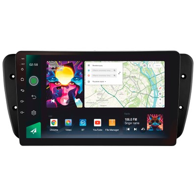 Штатна магнітола SIGMA PRO 9464 ANDROID 10 4+64 Gb 4G DSP Seat Ibiza 6J 2008-2015 9"