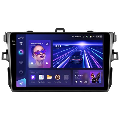 Штатна магнітола Teyes CC3 6+128 Gb з коловим оглядом 360° Toyota Corolla 10 E140 E150 2006-2013 (B) 9" 2k