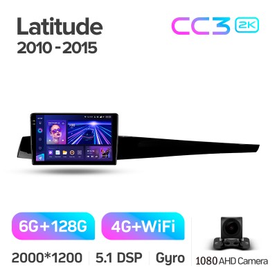 Штатна магнітола Teyes CC3 6+128 Gb Renault Latitude 1 2010-2015 10" 2k (L3)