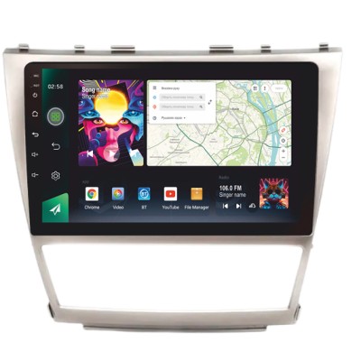 Штатна магнітола SIGMA PRO 10464 ANDROID 10 4+64 Gb 4G DSP Toyota Camry 6 XV 40 50 2006-2011 10"