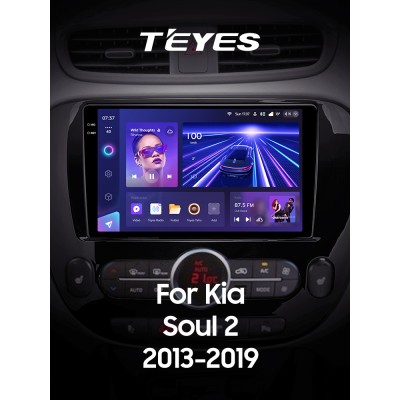 Штатна магнітола Teyes CC3 4+32 Gb Kia Soul 2 PS 2013-2019 (A) 9" 2k