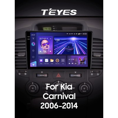 Штатна магнітола Teyes CC3 4+64 Gb Kia Carnival VQ 2006-2014 9" 2k