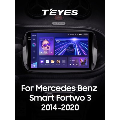 Штатна магнітола Teyes CC3 4+64 Gb Mercedes Benz Smart Fortwo 3 C453 A453 W453 2014-2020 9" 2k (L1)