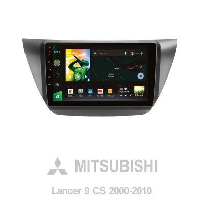 Штатна магнітола SIGMA X9464 ANDROID 10 4+64 Gb 4G DSP Mitsubishi Lancer 9 CS 2000-2010 9"