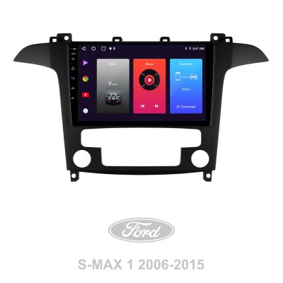 Штатна магнітола SIGMA F9216 ANDROID 10 2+32 Gb Ford S-MAX 1 2006-2015 (F1) 9"