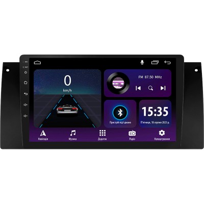 Штатна магнітола SIGMA E9232 ANDROID 10 2+32 Gb BMW X5 E39 E53 1999 - 2006 9"