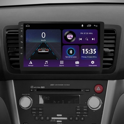 Штатна магнітола SIGMA E9232 ANDROID 10 2+32 Gb Subaru Outback 3 Legacy 4 2003-2009 9"