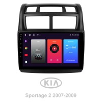Штатна магнітола SIGMA F9216 ANDROID 10 2+32 Gb Kia Sportage 2 2007-2009 9"