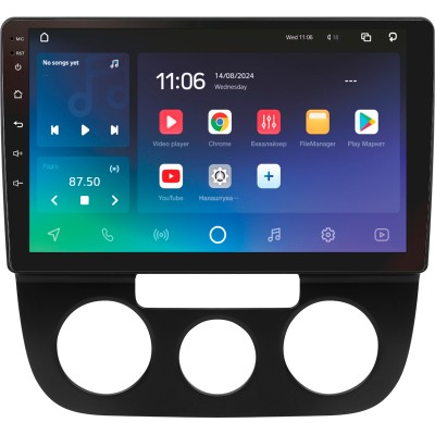 Штатна магнітола SIGMA X10464 ANDROID 10 4+64 Gb 4G DSP Volkswagen Jetta 5 2005-2010 (F1) 10"