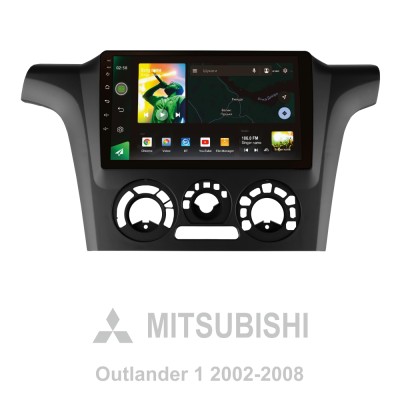 Штатна магнітола SIGMA X9464 ANDROID 10 4+64 Gb 4G DSP Mitsubishi Outlander 1 2002-2008 (F1) 9"