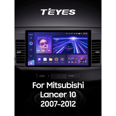 Штатна магнітола Teyes CC3 4+32 Gb Mitsubishi Lancer 10 CY 2007-2012 (B) 11" 2k