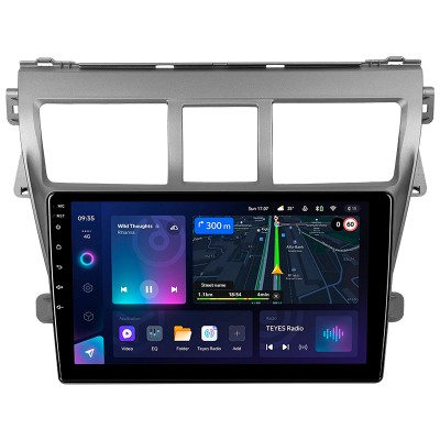 Штатна магнітола Teyes CC3L 4+64 Gb Toyota Vios 2 2007-2013 9"
