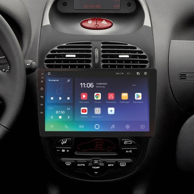 Штатна магнітола SIGMA PRO 9432 ANDROID 10 4+32 Gb 4G DSP Peugeot 206 1998-2012 9" (L1)